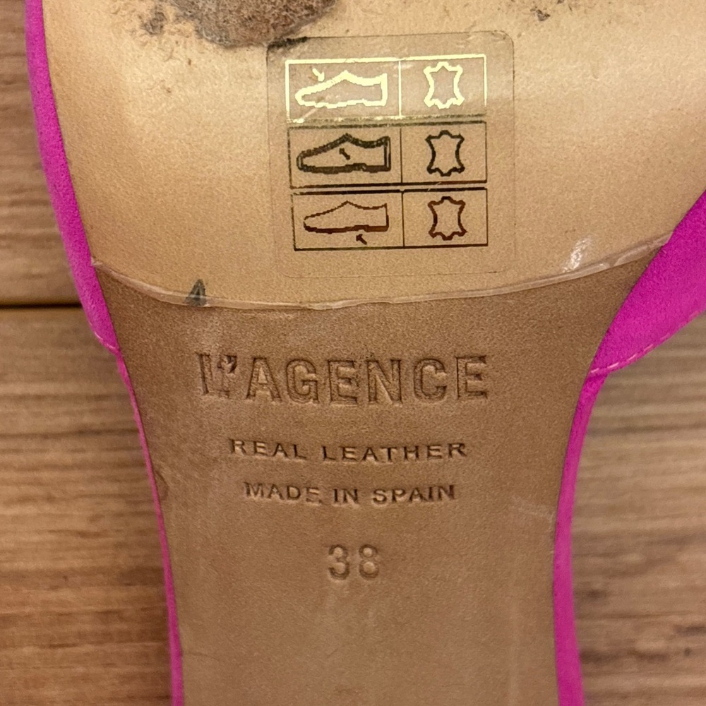 L'AGENCE Pink Mules - Picture 3 of 12